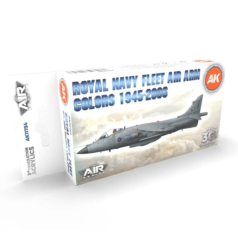 AK Interactive - Rn Fleet Air Arm Aircraft Colors 1945-2010 Set 3G (AK11754)