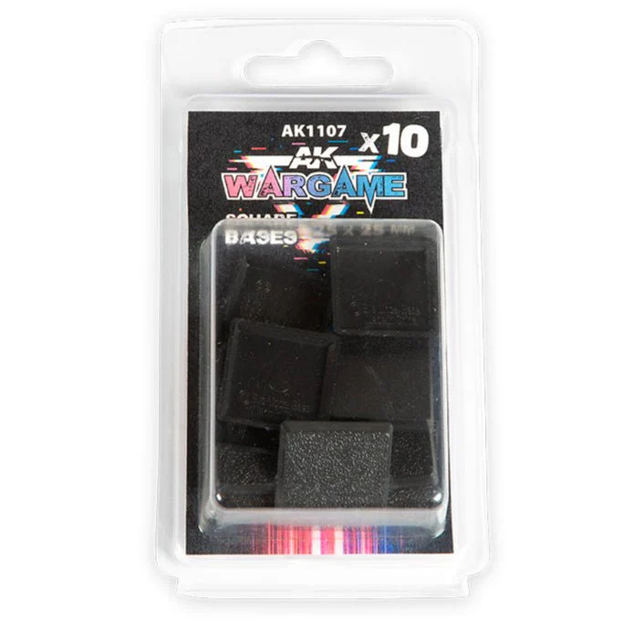 AK Interactive - Square Bases 25x25mm X 10 (AK1107)