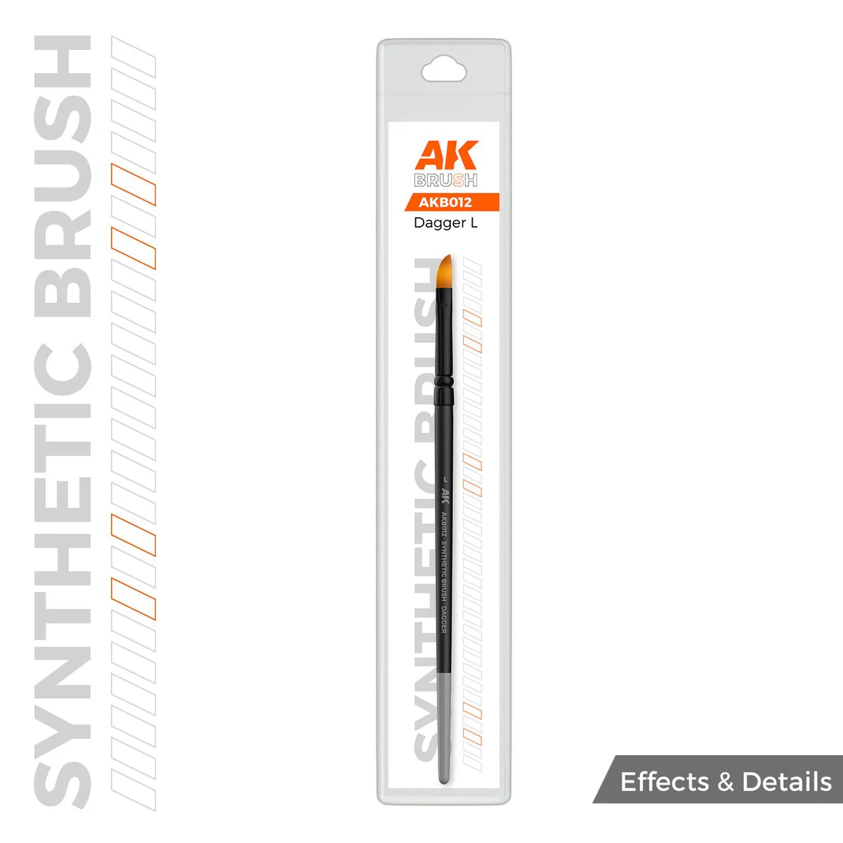 AK Interactive Synthetic Brush - Dagger L (AKB012) - Image 2