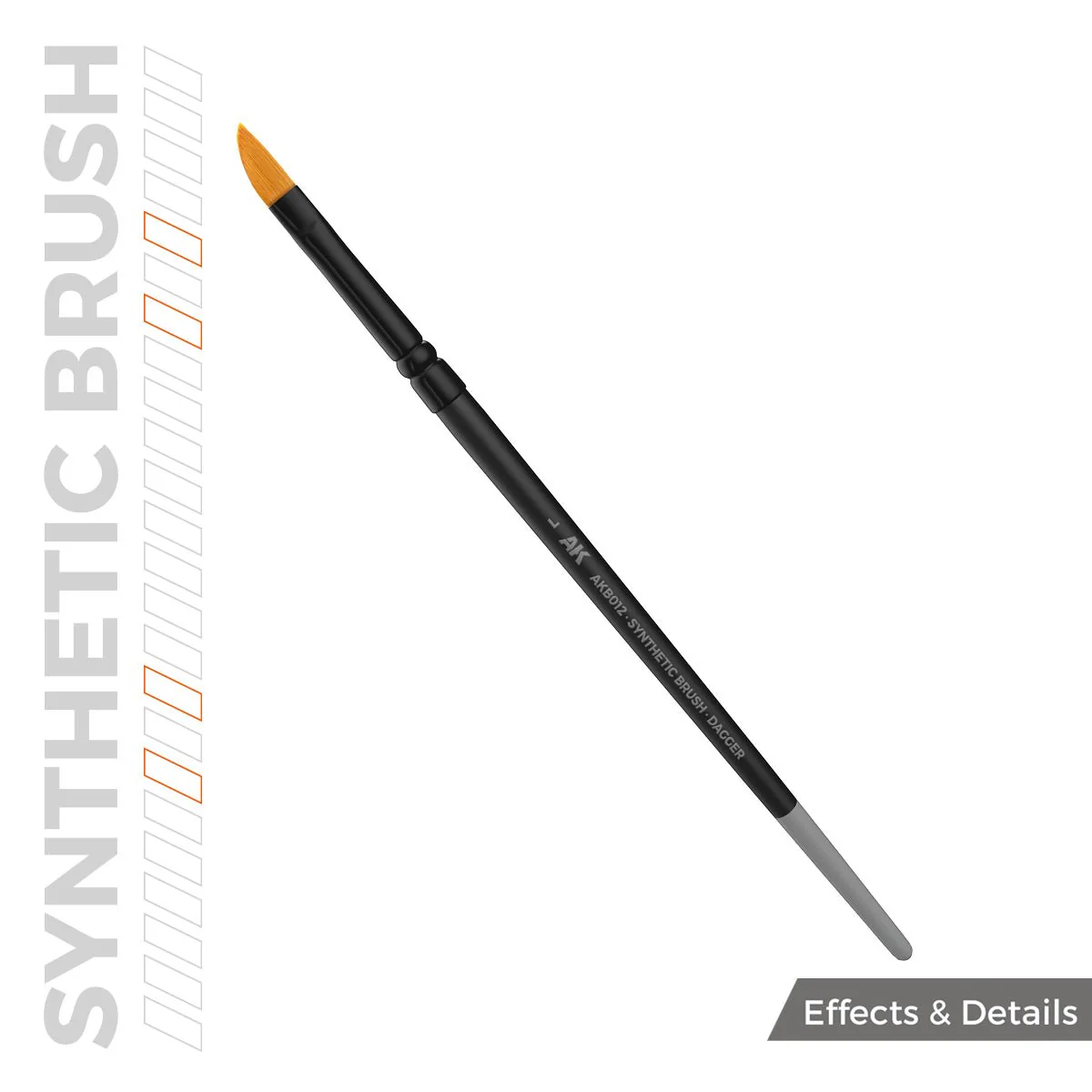 AK Interactive Synthetic Brush - Dagger L (AKB012) - Image 3