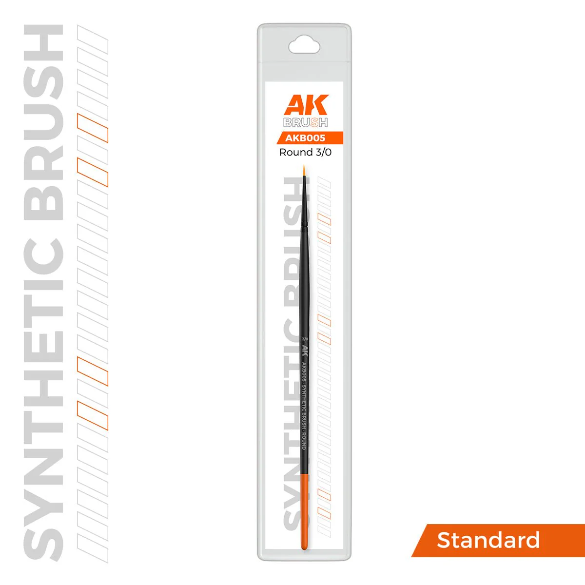 AK Interactive SYNTHETIC BRUSH - ROUND 3/0 (AKB005) - Image 2