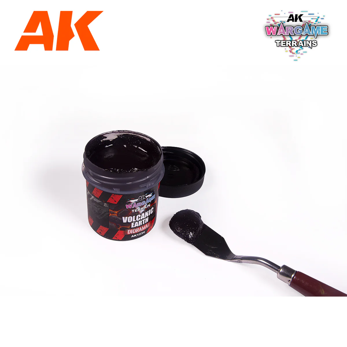 AK Interactive Volcanic Earth - Wargame Terrains - 100ml (AK1234) - Image 2