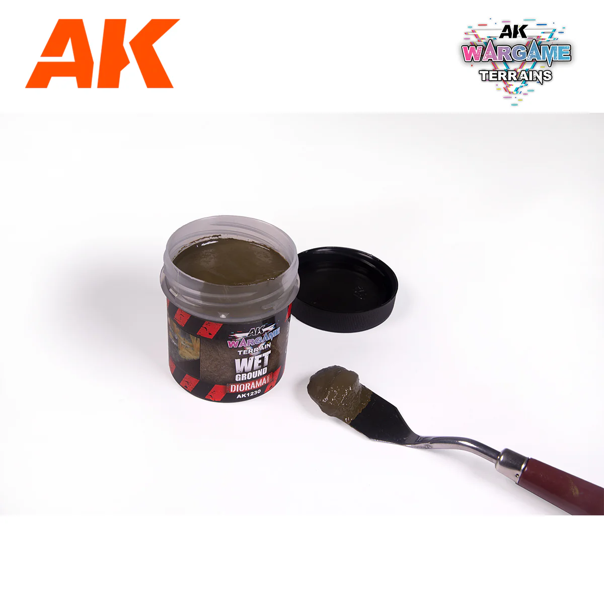 AK Interactive Wet Ground - Wargame Terrains - 100ml (AK1230) - Image 2