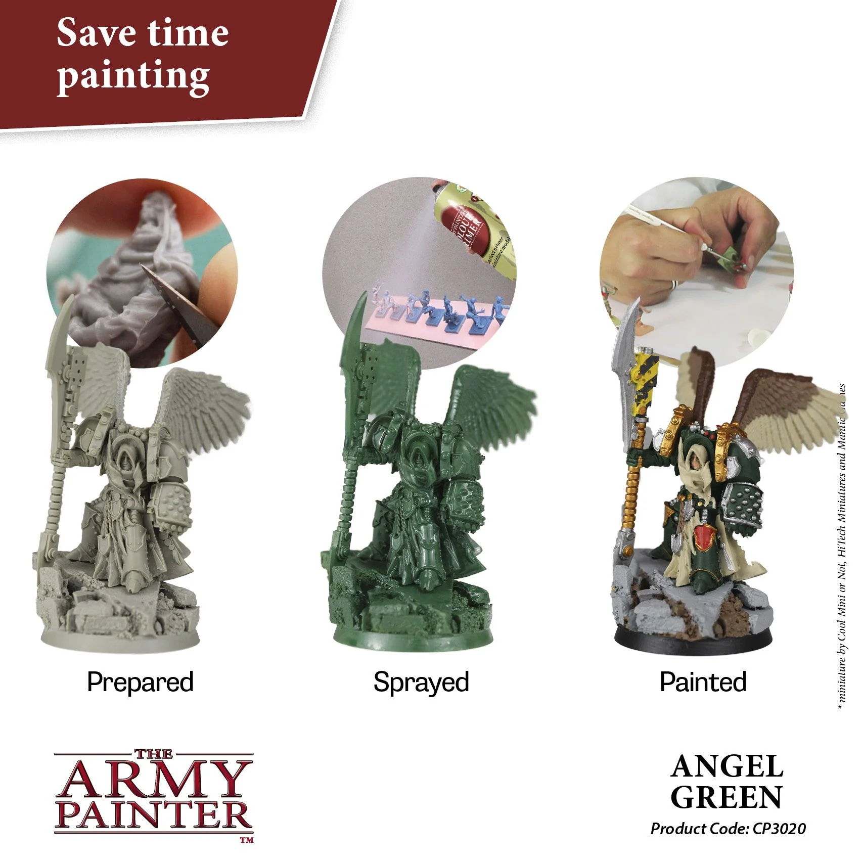 Army Painter Colour Primer - Angel Green (400ml) - Image 2
