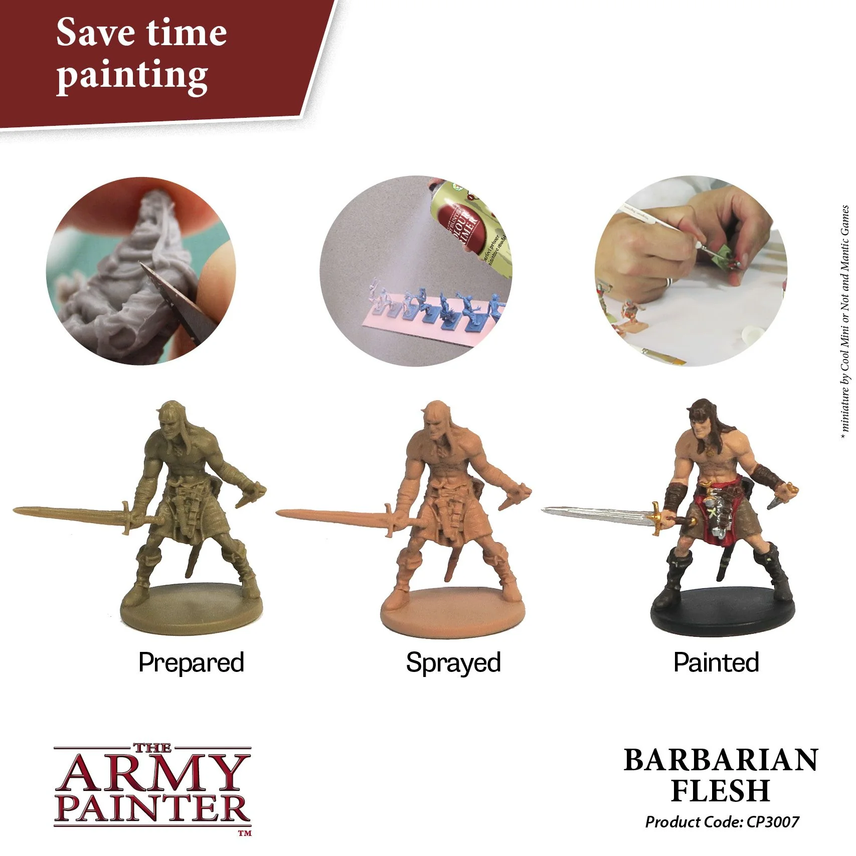 Army Painter Colour Primer - Barbarian Flesh (400ml) - Image 2