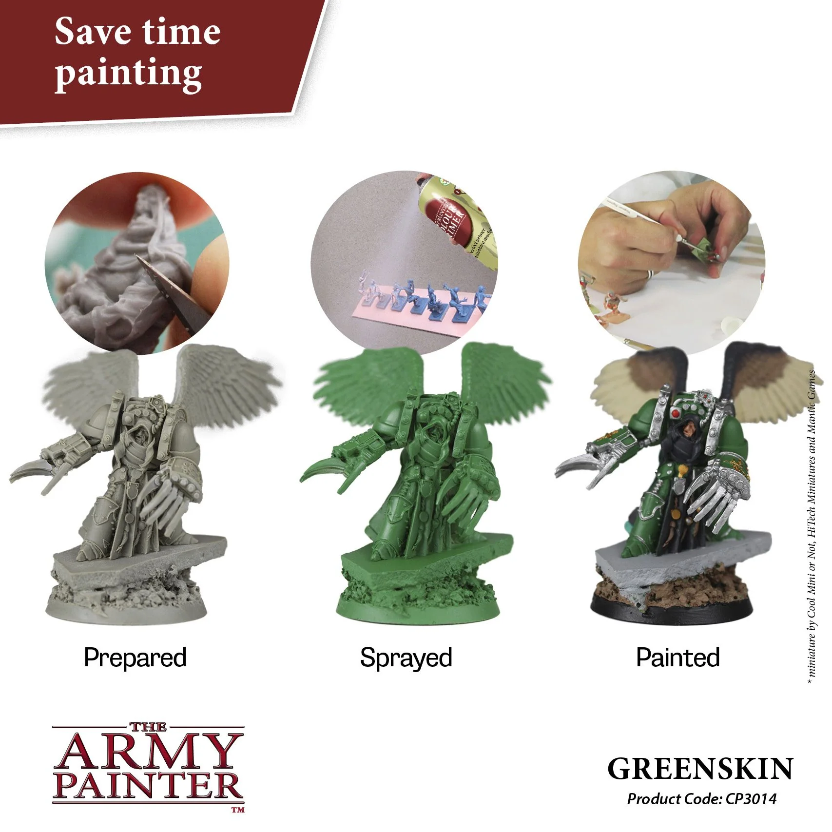 Army Painter Colour Primer - Greenskin (400ml) - Image 2