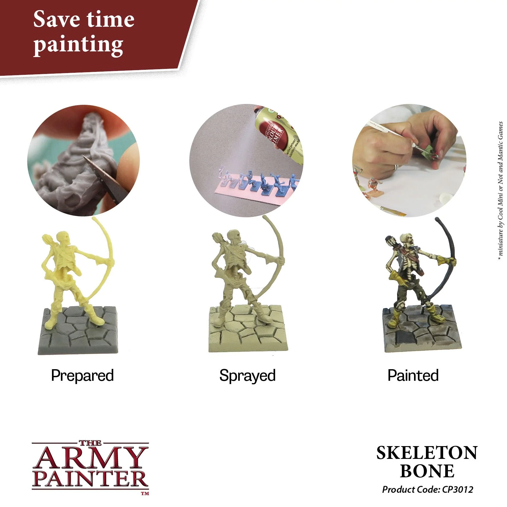 Army Painter Colour Primer - Skeleton Bone (400ml) - Image 2