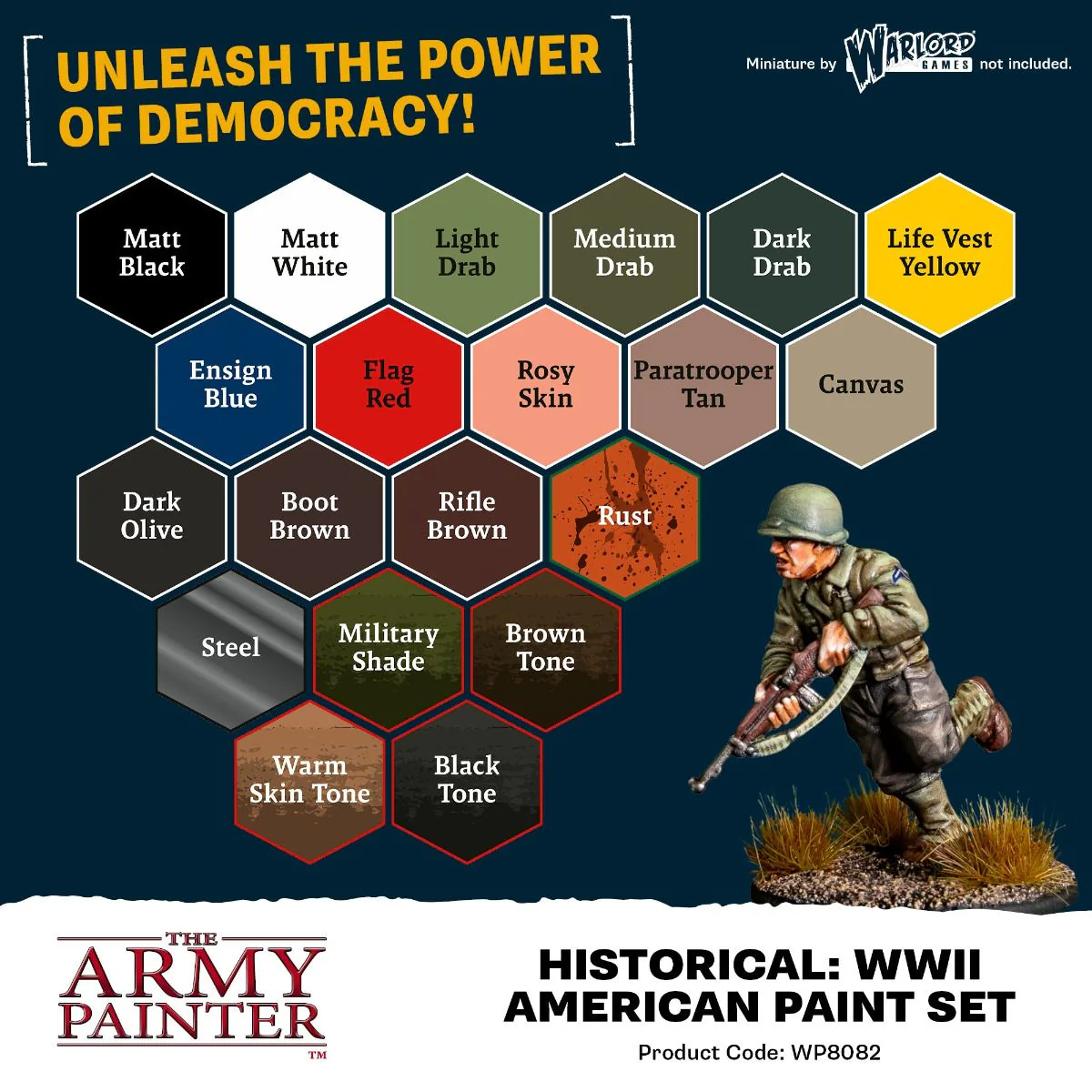 Army Painter Historical: WWII American Paint Set - Image 2