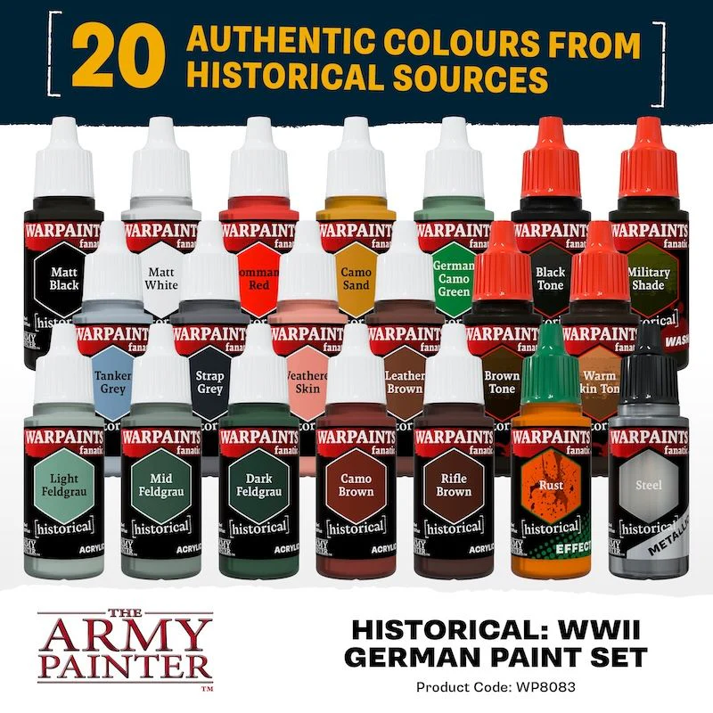 Army Painter Historical: WWII German Paint Set - Image 3