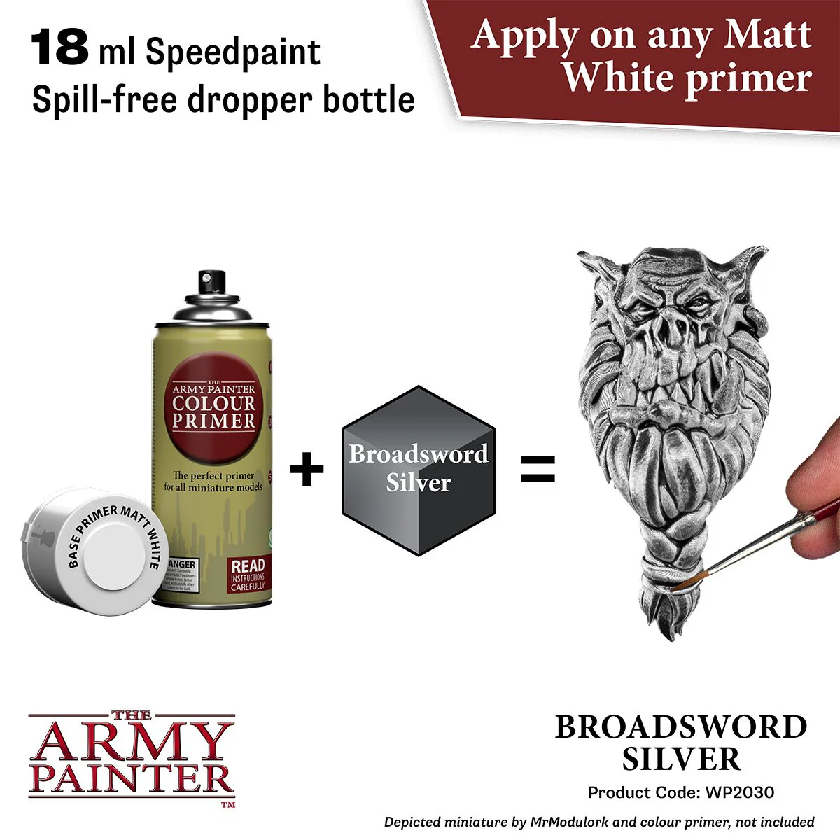 Army Painter Speedpaint 2.0 - Broadsword Silver WP2030 - Image 2