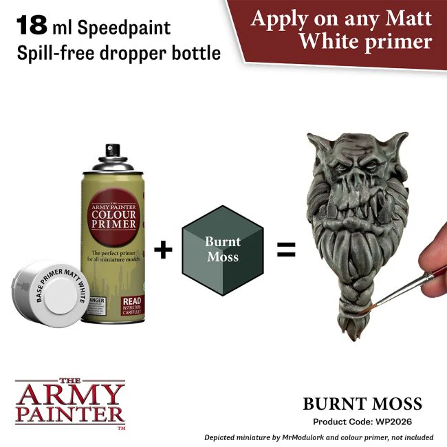 Army Painter Speedpaint 2.0 - Burnt Moss WP2026 - Image 2