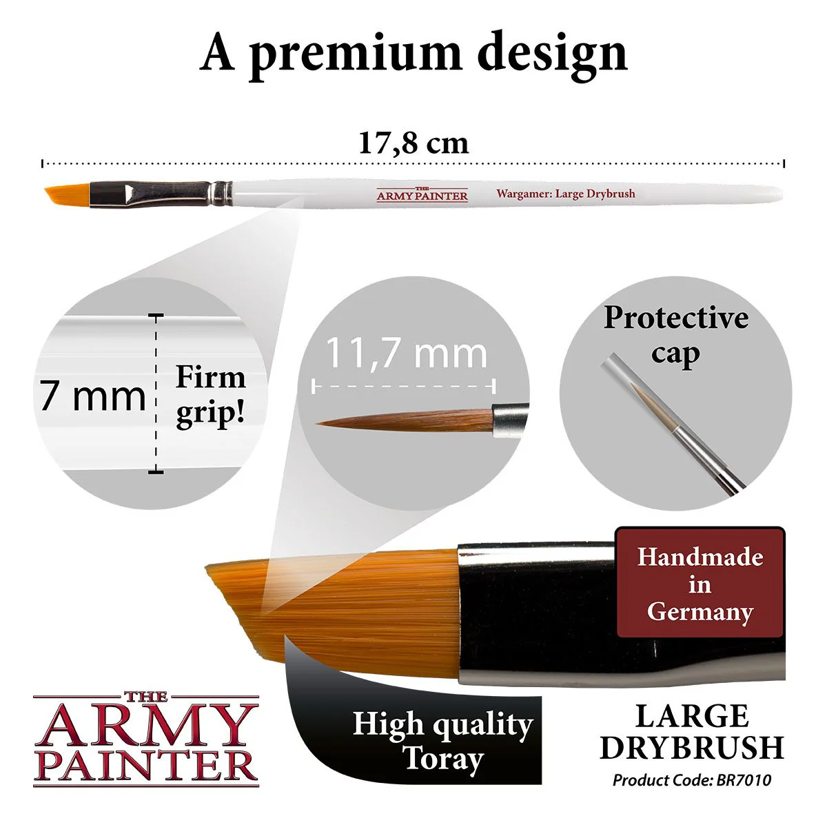 Army Painter Wargamer Brush - Large Drybrush - Image 3