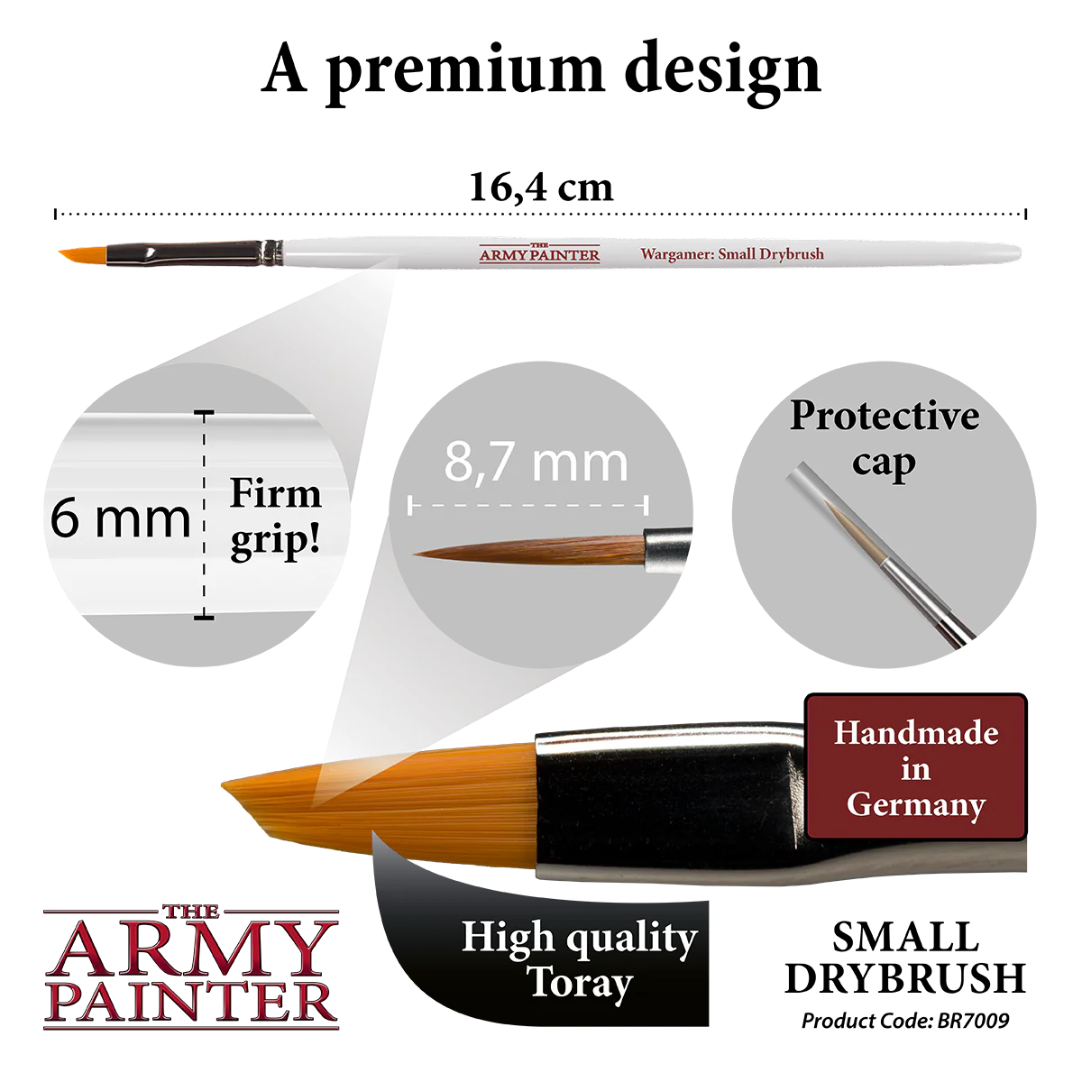 Army Painter Wargamer Brush - Small Drybrush - Image 3