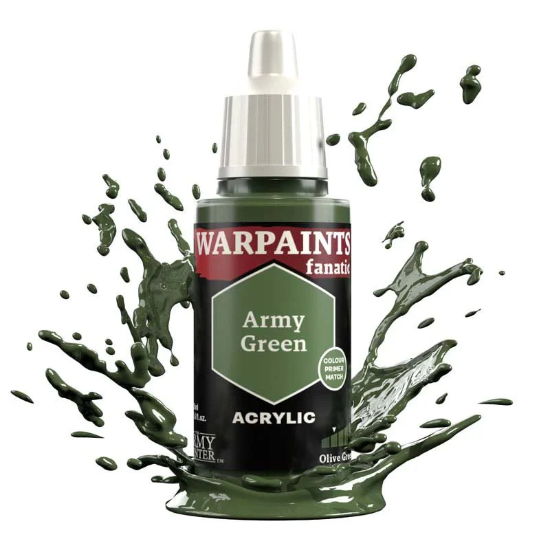 Army Painter Warpaints Fanatic: Army Green 18ml - Image 2