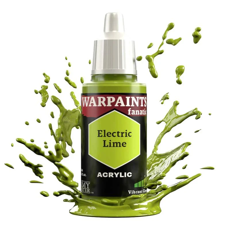 Army Painter Warpaints Fanatic: Electric Lime 18ml - Image 2