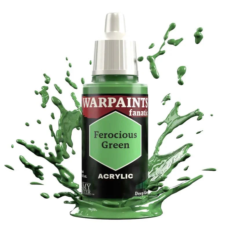 Army Painter Warpaints Fanatic: Ferocious Green 18ml - Image 2