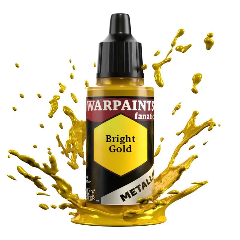 Army Painter Warpaints Fanatic Metallic: Bright Gold 18ml - Image 2