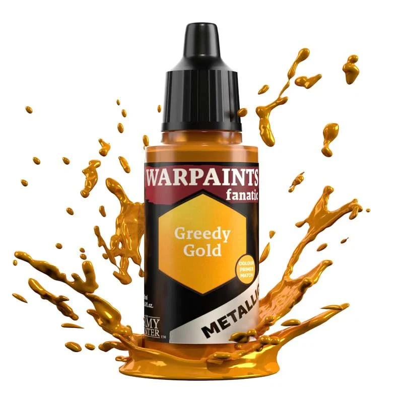 Army Painter Warpaints Fanatic Metallic: Greedy Gold 18ml - Image 2