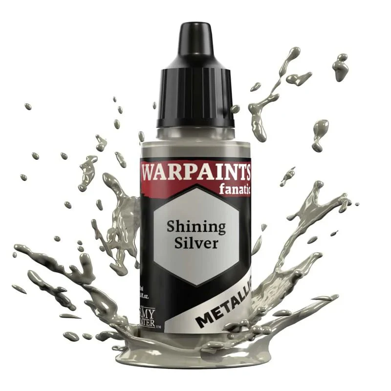 Army Painter Warpaints Fanatic Metallic: Shining Silver 18ml - Image 2