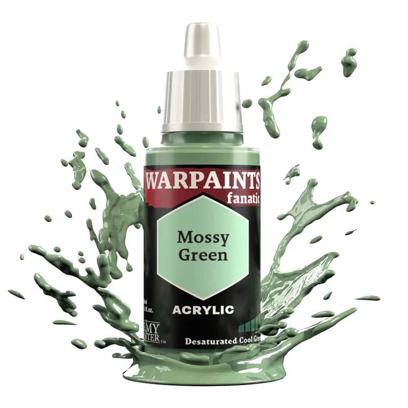 Army Painter Warpaints Fanatic: Mossy Green 18ml - Image 2