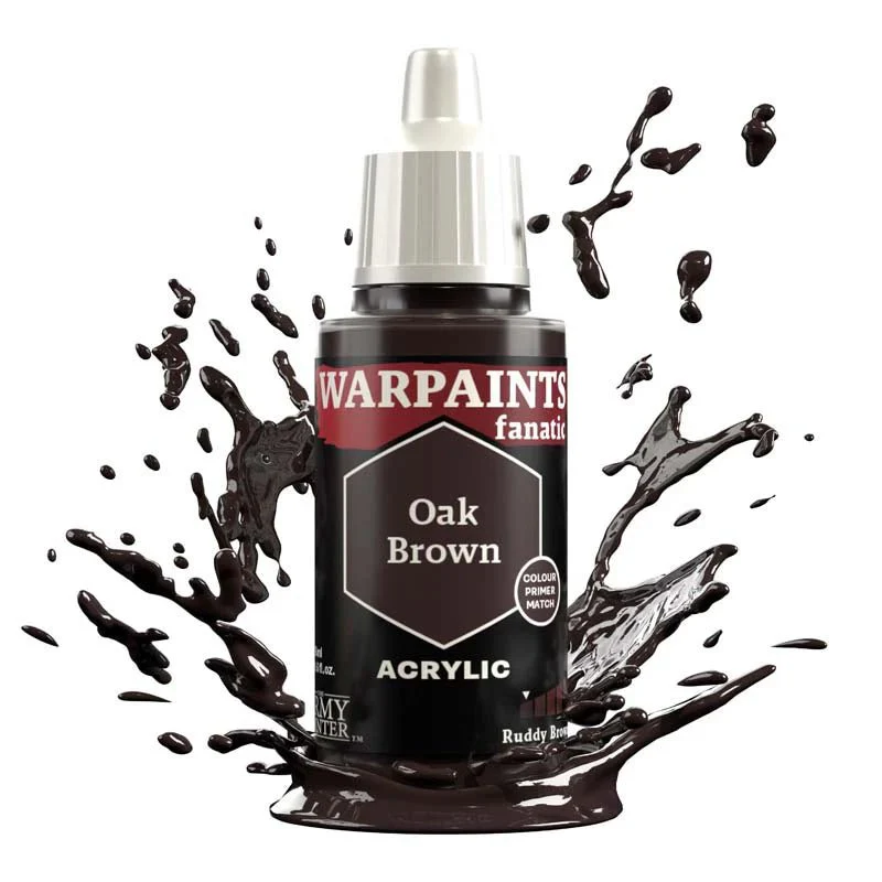 Army Painter Warpaints Fanatic: Oak Brown 18ml - Image 2