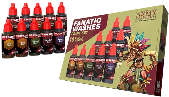 Army Painter Warpaints Fanatic Washes Paint Set - Image 3