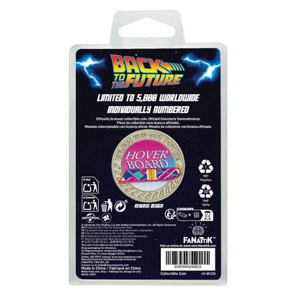 Back to the Future Limited Edition Hoverboard Coin - Image 4