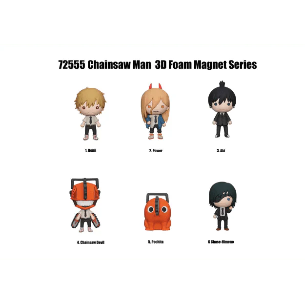 Chainsaw Man 3D Foam Magnets Series 1 - Blind Bag - Image 4