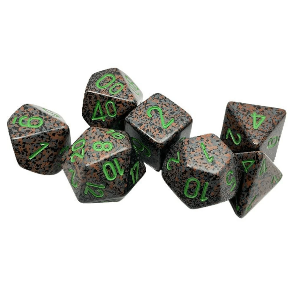 Chessex - Speckled Polyhedral 7 Dice Set - Earth