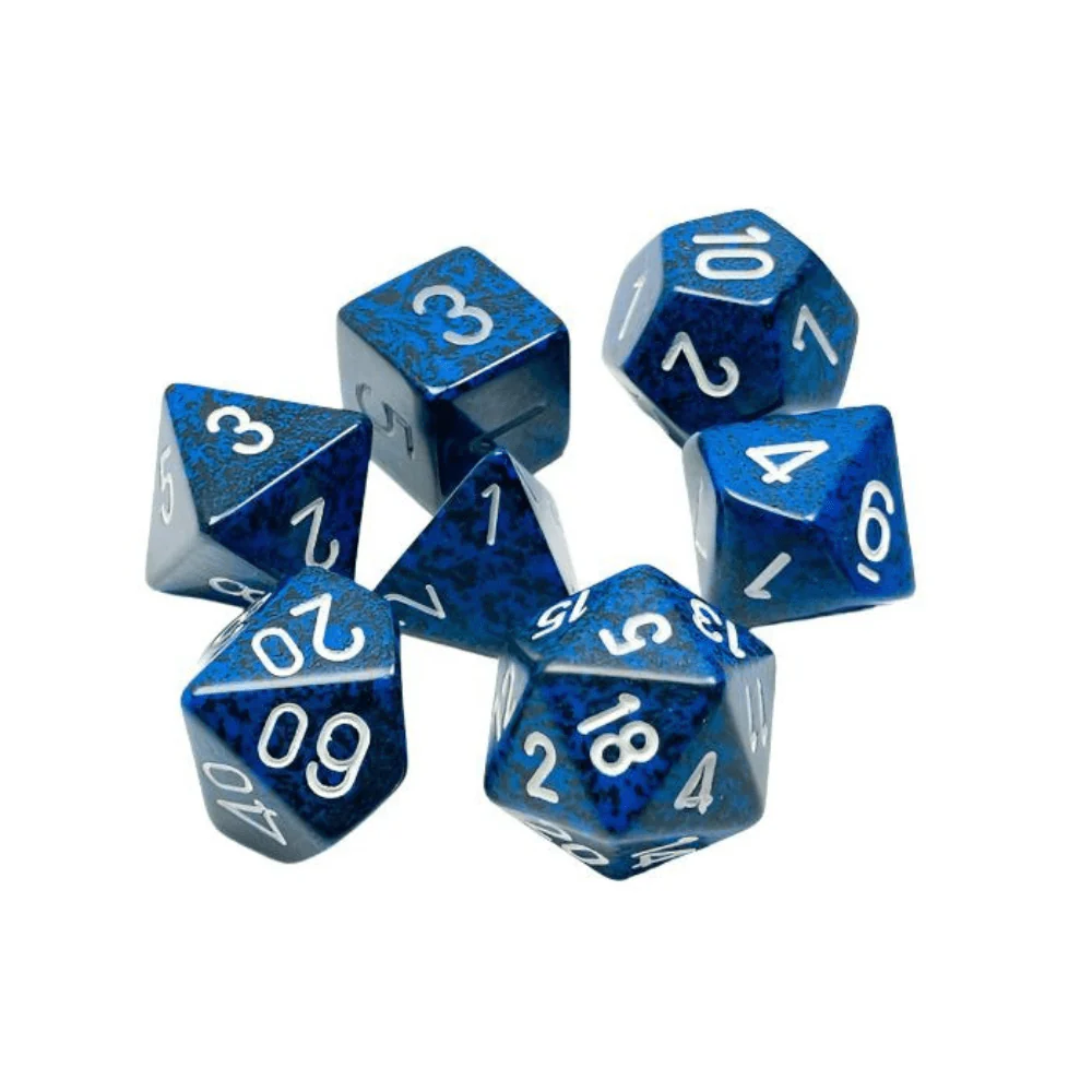 Chessex - Speckled Polyhedral 7 Dice Set - Stealth