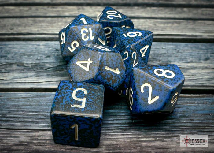 Chessex - Speckled Polyhedral 7 Dice Set - Stealth - Image 2
