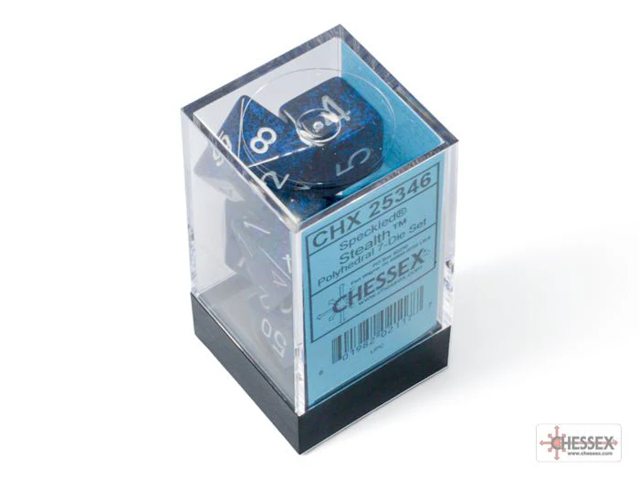 Chessex - Speckled Polyhedral 7 Dice Set - Stealth - Image 3