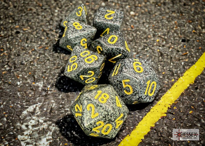 Chessex - Speckled Polyhedral 7 Dice Set - Urban Camo - Image 2