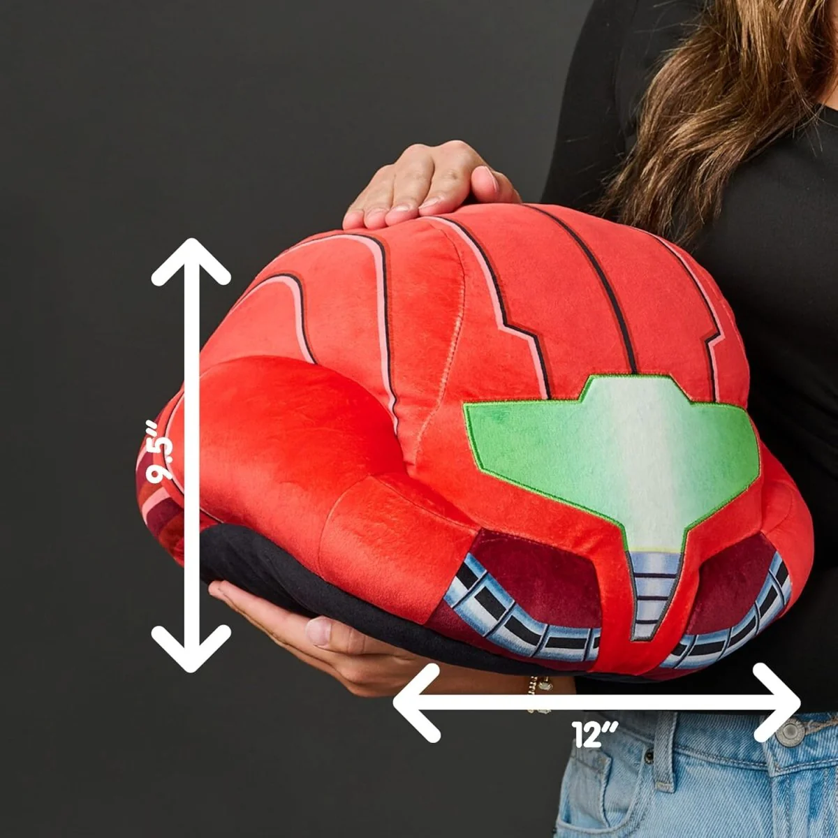Club Mocchi- Mocchi- Metroid Prime Plushie - Samus Helmet - Image 3
