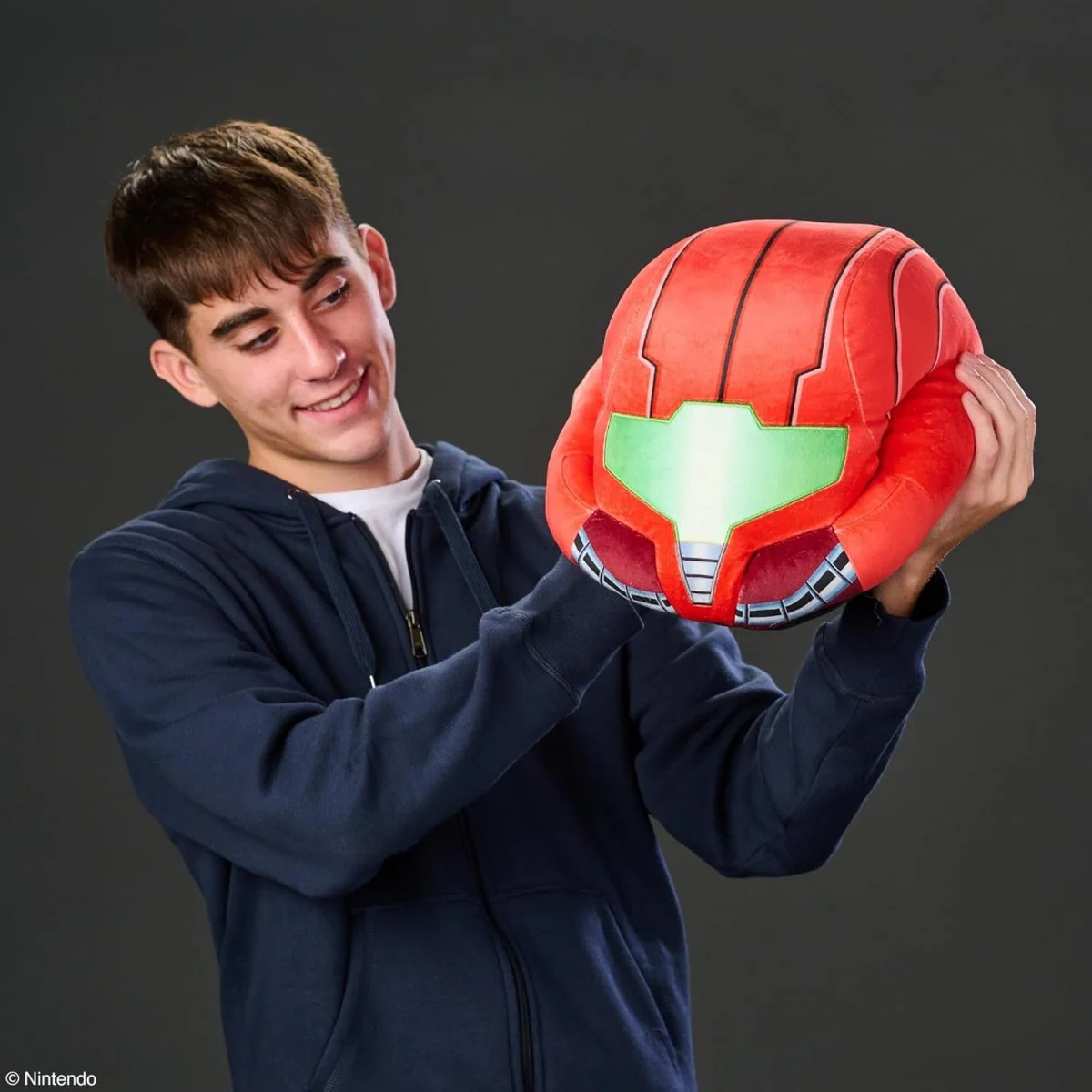 Club Mocchi- Mocchi- Metroid Prime Plushie - Samus Helmet - Image 6