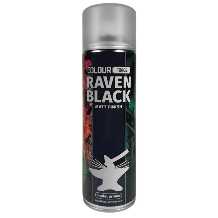 Colour Forge Raven Black Spray (500ml)