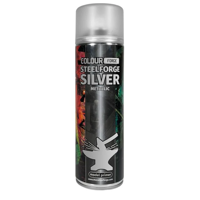 Colour Forge Steelforge Silver Spray Paint (500ml)