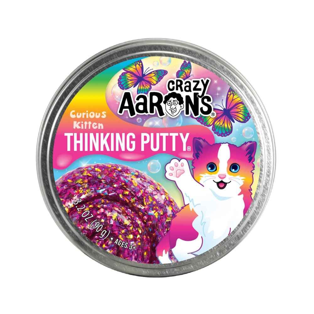 Crazy Aarons - Curious Kitten Thinking Putty - Image 4