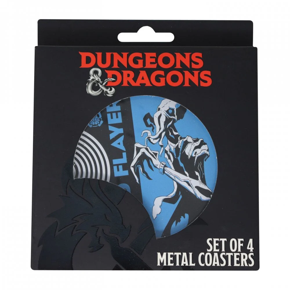D&D - Monsters Set of 4 Metal Coasters