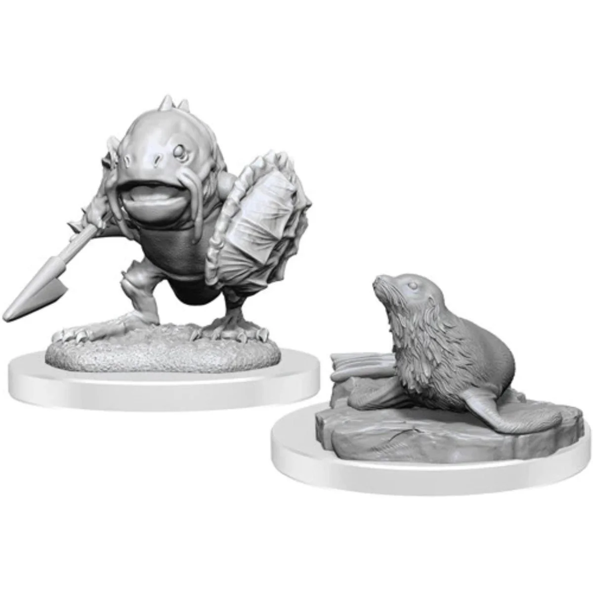 D&D Nolzur's Marvelous Miniatures: Locathah & Seal - Wave 20
