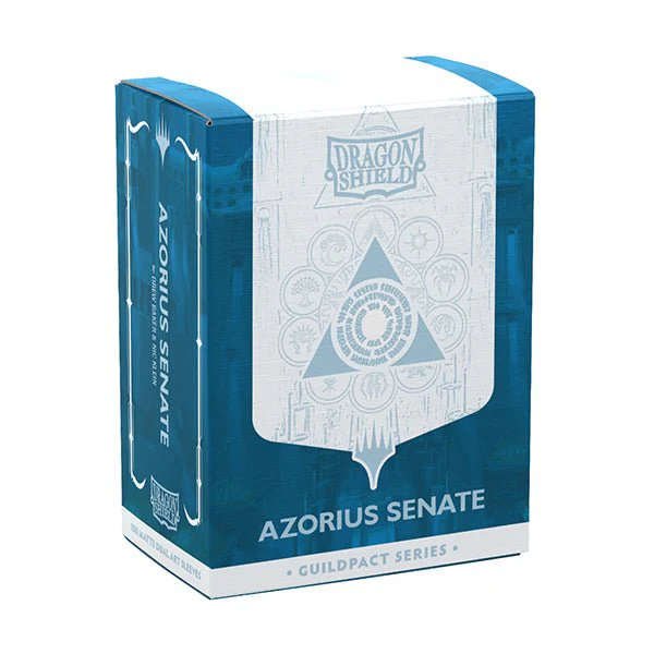 Dragon Shield - Dual Matte Art Standard Sleeves 100pk - MTG Azorious Senate