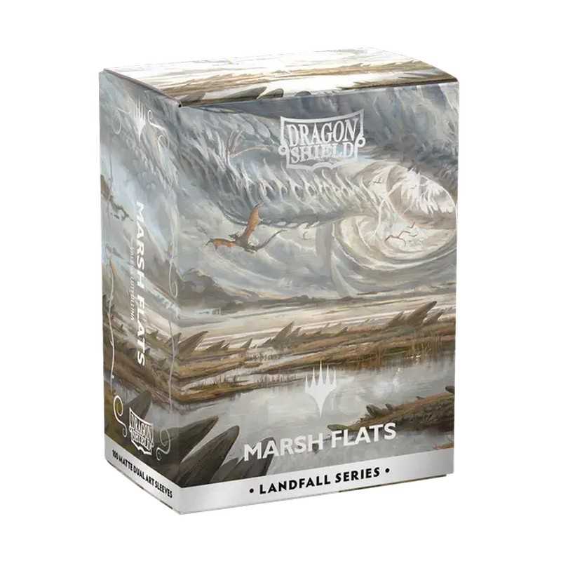 Dragon Shield Magic: The Gathering Matte Dual Art Sleeves: Landfall Series - Marsh Flats (100ct.)
