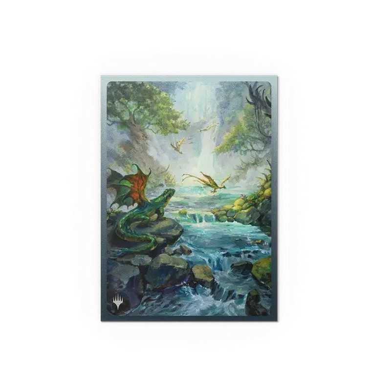 Dragon Shield Magic: The Gathering Matte Dual Art Sleeves: Landfall Series - Misty Rainforest (100ct.) - Image 3