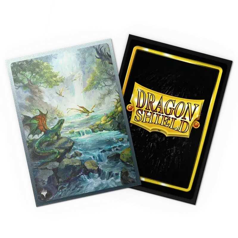 Dragon Shield Magic: The Gathering Matte Dual Art Sleeves: Landfall Series - Misty Rainforest (100ct.) - Image 4