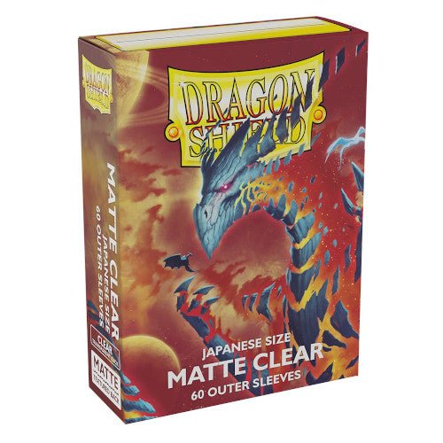 Dragon Shield - Matte Japanese Size Outer Sleeves 60pk - Clear