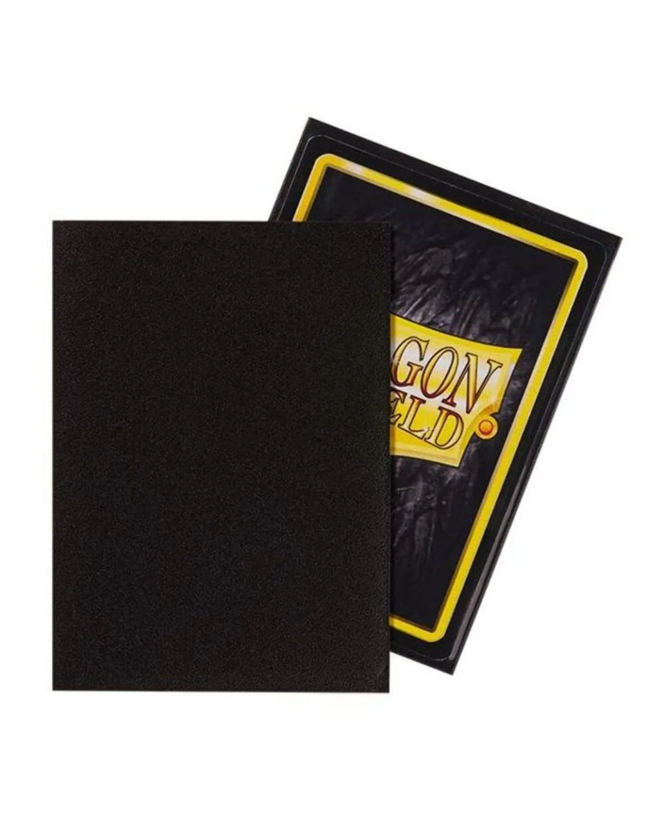 Dragon Shield - Matte Standard Size Sleeves 100pk - Black - Image 2