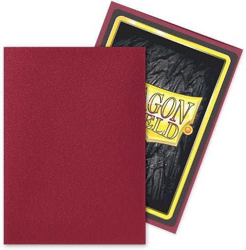 Dragon Shield - Matte Standard Size Sleeves 100pk - Blood Red - Image 2