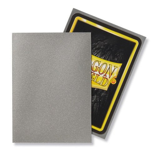 Dragon Shield - Matte Standard Size Sleeves 100pk - Silver - Image 2