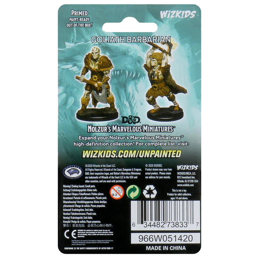 Dungeons & Dragons Nolzur's Marvelous Miniatures - Male Goliath Barbarian (W10) - Image 2