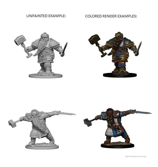 Dwarf Male Fighter: D&D Nolzur's Marvelous Unpainted Miniatures (W1) 100D&D - Image 4